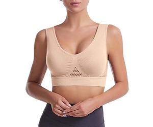 Générique Soutien Gorge avec Armature Percko Dentelle Brassière Femme Coton Pack Mixte Bralettes Couleurs Neutres Lavable Machine Séchage Rapide sans Push Up Womens Underwear A 4XL