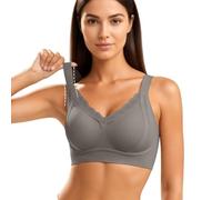 Générique Soutien Gorge Brassière Grande Taille,Soutien-Gorge sans Armatures en gelée Souple à couvrance Totale pour Un Confort Optimal, avec des Bandes latérales Plus Larges et Un Effet Push-up.