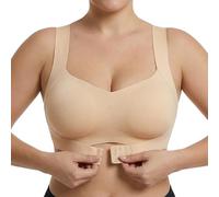 Générique Soutien-Gorge correcteur de Posture Femme, Fermeture Avant réglable, Maintien renforcé, Effet Galbant rehausseur, Bretelles Larges, Dos lissant, Lingerie Quotidienne