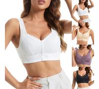 Générique Soutien-Gorge de Mastectomie à Fermeture Frontale, Post-Chirurgie, avec Poches de prothèse Mammaire en Silicone, Haut Bralette, Lingerie for Femmes