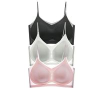 Générique Soutien-Gorge de Sport Femme Confortable en Soie Mince pour Un Dos Beau et Un Soutien sans Affaissement 3pièces