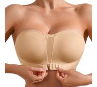 Générique Soutien Gorge Dos Nu Dos-Nu Femme Nue Bandeau Cache Tetons sans Complexe Bretelle Coque Armature Adhesif Grande Taille Body Invisible avec Push Up Comfit Faux Seins Soutiens-Gorge Rallonge