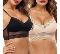 Générique Soutien Gorge Dos Nu Invisible Soutien Gorge sans Armature Femme Brassiere Dentelle Dos Bas en U sous Vêtements Femmes Deep V Lingerie Sexy per Petite Poitrine S-3XL