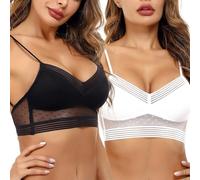 Générique Soutien Gorge Dos Nu Invisible Soutien Gorge sans Armature Femme Brassiere Dentelle Dos Bas en U sous Vêtements Femmes Deep V Lingerie Sexy per Petite Poitrine S-3XL