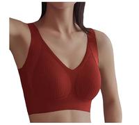 Générique Soutien-Gorge Femme Confortable sans Coutures Maintien Doux Respiration Optimale pour Poitrine Genereuse Bonnet Structure