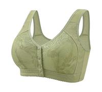 Générique Soutien Gorge Fermeture Devant,Soutien Gorge sans Armature Coton,Structure sans Armature sans Pression, Bretelles Larges antidérapantes, Tissu Respirant Peau Sensible