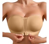 Générique Soutien Gorge Grande Taille Rallonge Brassière Forte Poitrine Extension Bandeau Invisible 2 Crochets Femme Soutiens-Gorge Adhesif sans Armature Coque Dos-Nu Complexe Dos Nu avec Dim
