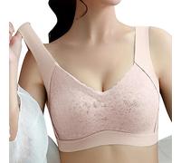 Générique Soutien-Gorge Minimiseur Femme Grandes Tailles sans Armatures Push Up Brassière sans Couture Confortable Larges Bretelles Soutien-Gorge Sport sous-Vêtements