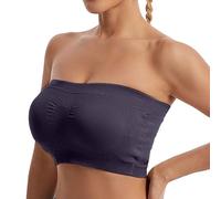 Générique Soutien Gorge sans Armature Bustier Femme Bretelle Brassiere Soutiens-Gorge Sport Transparente Grande Taille Brassière Crop Top Dos Transparent avec Invisible Bretelles Nu
