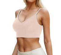 Générique Soutien-Gorge sans Armatures à l'épaule étroite, en Microfibre, brassière Top pour Femme, Soutien-Gorge élastique, sous-vêtements pour Femme, sans Couture