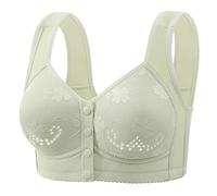 Générique Soutiens-Gorge Classiques Nouveau Soutien-Gorge sans Armature Souple à Bretelles Larges et Fines pour Femmes de Grande Taille(Green,40)