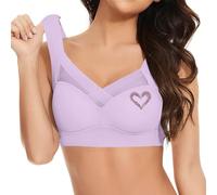 Générique Soutiens-Gorge Femme sans Armature Soutien Gorge Push Up Brassiere Grandes Tailles Minimiseur Brassière sans Coutures Confortable Respirant Bra avec Coussinets Yoga Sport