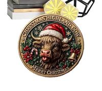Générique Souvenir Coin | Constellations Commemorative Coinn | Highland Cow Cellectible Keepsake for Holiday Preservation Collecting Hobby Display Birthday Collectors Enthusiasts