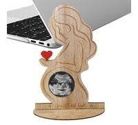 Générique Souvenir Échographique Bébé | Cadre Photo en Bois pour Échographie - Annonce Grossesse, Déco Bureau Chambre à Coucher Salon