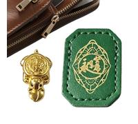 Générique Souvenir Tortue Dorée Artisanal avec Étui en Cuir
