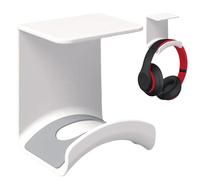 Générique Space Saver Headphone Hook, Adhesive Wall Mount Headset Hanger Rack, Desk Organizer Gaming Audio Stand System, Compact Headset Storage Bracket, Home Dorm Room Gaming Accessory Holder