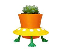 Générique Spaceship Flower Pot, Compact Decorative Planter Container, Multi Size L S M Plant Holder with Futuristic Design, Portable Garden and Balcony Nursery Pot for Indoor Outdoor Use