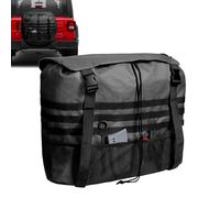Générique Spare Tire Trash Bag - Heavy Duty Outdoor Storage Bag, Waterproof Camping Tailgate Organizer With Adjustable Straps | UniversalFit For SUV, Truck, Jeēp, RV & Off-řoad Vehicles
