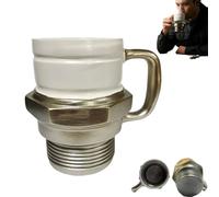 Générique Spark Plug Mug,Spark Plug Coffee Mug,personalized automotive coffee mugs,Novelty Sparkplug Tea Drinkware with Heat-Insulated Handle,for Car Lovers,Mechanics & Gearheads,Collectors (1pcs)