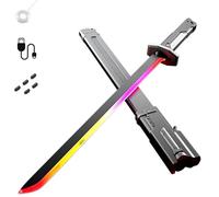 Générique Sparkblade Sword with Sparks, 31.5in Sparkblade,Spark Blade Sword with Smoke Sparking Light Up Swords,Perfect for Costumes, Halloween, and Display (Black)