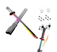 Générique Sparkblade Sword with Sparks, Sparkblade Sword Flash, with Spray System and Gradient Light, Multicolor LED Lights, for Cosplay, Halloween, and Display (Gray)