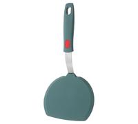 Générique Spatule Silicone Fine Flexible pour Cuisson Crêpes et Pizzas, Vert Foncé, Résistante Chaleur, Ustensile la Cuisine Polyvalent pour Usage Quotidien et Pâtisserie