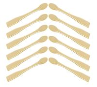 Générique Spatules pour Cosmétiques Lot de 12 Cuillères Doseuses en ABS, Mini Spatules Légères pour Crème Visage, Accessoires de Soin Peau pour Femmes en Déplacement