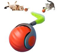 Générique Speedy Tail 2.0,Jouet pour Chat Speedy Tail,Balle Mobile Automatique avec Queue -,Jouet interactif Intelligent pour Chat, Trois Modes de Commutation, Jouet pour Chat d'intérieur