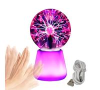 Générique Sphère Plasma Lampe Tactile 7 Couleurs avec Éclairage d'Ambiance