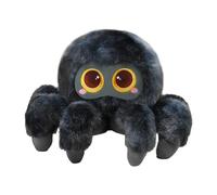 Générique Spider Plush Toy - 11.8 inch Big Eyes Stuffed Doll, Soft Creepy Halloween Decoration | Cute for Kids Adults Bedroom Sofa Chair, Spooky Black Spider Stuffed Animal for Living Room Nursery