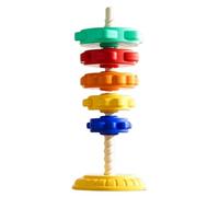Générique Spin Stacking Toy, Rainbow Spin Stack Tower, Educational Spinner Rings, Compact Sensory Kids Learning Development, Ideal for Toddler, Girls, Boys, Friends and Ages 1-3 Years