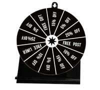 Générique Spin Wheel - Tabletop Prize Game | Acrylic Spinner with Stand