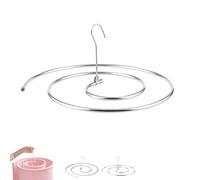 Générique Spiral Drying Rack, Stainless Steel Spiral Drying Rack, Versatile Laundry Hanger, Space Saving Metal Stand for Home & Outdoors- Dries Sheets Duvets Quilts Bedspreads (Silver)