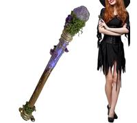 Générique Spiritual Energy Wand, Wand Tool, Cosplay Wands with Crystal Tip, Handcrafted Magic Sturdy Build, Ritual Wands with Fantasy Design, Altar Tool for Sacred Space Great Holiday Present