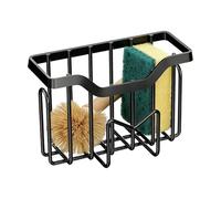 Générique Sponge Holder | Kitchen Sink Caddy | Stainless Steel Soap Dispenser Organizers and Storage Essentials for Cleaning Cloths Scrubber Home Restaurant Hotel Apartment Rental