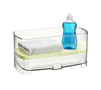 Générique Sponge Holder Kitchen Sink - Self-Draining Rack with Removable Tray | Countertop with Bathroom Sink Organizer, Sponges Soap Scrubbers, Draining Storage for Home Household