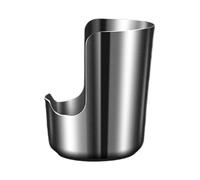 Générique Spoon Rest With Pot Lid Holder - 304 Stainless Steel 9.8x13.3x11.7cm 2-in-1 Vertical Organizer | Multifunction Spoon Rest Rack For Kitchen Cabinet Oven Counter Home Cooking Use
