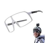 Générique Sports Glasses - PC 5.86 Inch | Sports Sunglasses For Cycling with Clear Safety Color-Changing Windproof Lenses for Men Women Biking| Anti Glare Šports Sunglasses Foŕ Men Women