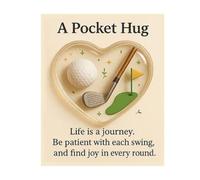 Générique Sports Hug | Portable Encouragement Cards Pocket Inspirational Keepsake - for Players Athletes Team Managers Fans Collectors During Game Days Training Camps Tournaments Travel