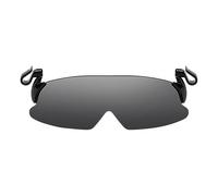 Générique Sports Sunglasses, Attachable UV Sunglasses, Uv400 Glare Reduction, Hat Clip Design, Outdoor Use for Cycling Hiking, 14.7x4.8cm/5.79x1.89 Inches, Black, 1 Pair