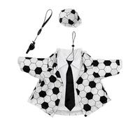 Générique Sporty Goose Uniform, Athletic Soccer Apparel Set, 22.12 Inches Outfit with Small Whistle, Soft Fabric Player Costume, Decorative Accessory with Team Style, Lawn Ornament for Porch and Yard