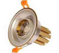 Générique Spot encastré COB de luxe - Plafonnier rond antireflet 12 W/20 W/30 W for bureau, chambre et couloir(White Light,Phnom Penh white -30w)