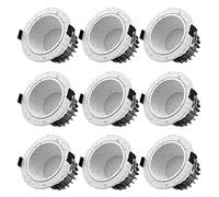 Générique Spot encastré étanche 9 pièces, éclairage encastré pour armoire, salle de bain, applique murale anti-éblouissement, éclairage rond pour salon