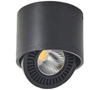 Générique Spot LED encastrable COB réglable en surface - Idéal for les halls d'exposition, les allées et les porches(Black,3w)