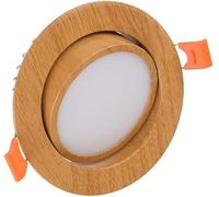 Générique Spot LED encastrable créatif en aluminium à effet bois haute luminosité for hôtel, restaurant, éclairage domestique, AC85-265 V(6000k,12w)