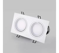 Générique Spot LED encastré 10-60 W, éclairage de plafond à double tête pour cuisine, sans stroboscope