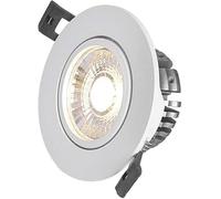 Générique Spot LED encastré COB moderne à angle réglable - 3 W, 5 W, 7 W, 10 W, 12 W, 15 W, 20 W - for usage commercial(Natural Light,7W)