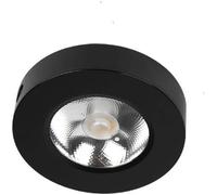 Générique Spots encastrés ultra-fins 10 W - Plafonnier LED en alliage d'aluminium for caves à vin et magasins de vêtements(Black-warm Light,Quantity: 5)
