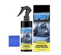 Générique Spray Anti-buée Pour Vitres De Voiture, 100 Ml, Protecteur De Vision Claire Automobile, Sans Traces - Nettoyant Pour Vitres Portable Pour Un Retrait Instantané De La Buée Avec Une Serviette