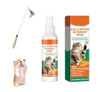 Générique Spray Anti Griffure Chat, Spray D'entraînement Chat, Protecteur de Meubles Contre Les Rayures de Chats pour Chats, Chiens, Intérieur et Extérieur, Canapé, Porte, Tabl 100 ML